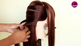 آموزش مدل بافت موی شیک دخترانه روش ساده برای موهای متوسط بلند