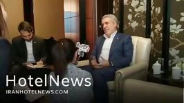 مصاحبه وزیر گردشگری کشور تلویزیون گردشگری کشور چین  قسمت سوم