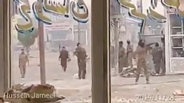 تیراندازی بین نیروهای امنیتی معترضان اسلحه به دست در عراق