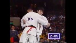 مسابقه سنگینی کنجی یاماکی قهرمان کیوکوشین کاراته