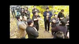 عاشورا در روستای ورنکش حرکت دستجات به طرف امامزاده1393