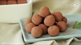 ترافل شیر غلیظ کاکائویی Condensed milk Chocolate Trufflesadv