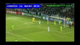 خلاصه بازی مالمو 0  2 یوونتوس لیگ قهرمانان اروپا