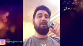 لایو حامد زمانى در حال خوندن ریلHamed Zamani live