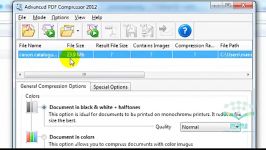 آشنایی نرم افزار Advanced PDF Compressor