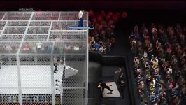 ست رولینز در مقابل دین امبراز در بازی wwe2k15 قفس