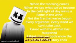 لیریک ویدیو Marshmello ft. Bastille  Happier زیرنویس فارسی