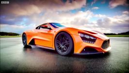 Zenvo ST1  آتش بر روی پیست  تاپ گیر