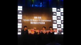 PHOTOS  VIDEOS  YG X TENCENT QQ MUSIC PRESS CON HONG