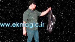  دستمال خالدار Silk spotted magic tricks by ek magic co