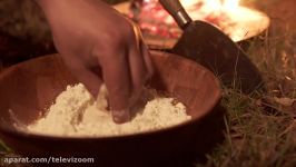 11 Rinderfilet mit Naan Brot ASMR im Wald gegrillt