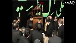 روضه خوانی جوان بجنوردی در بین روضه حاج محمود کریمی