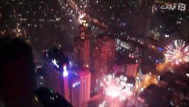 مراسم آتش بازی جشن سال نو میلادی در مانیل فیلیپین