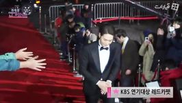 joo won بر روی فرش قرمز KBS 2014