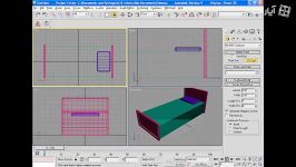 آموزش ساخت تخت خواب در 3DMAX