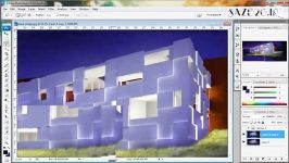 آموزش حرفه ای پست پروداکشن معماری در فتوشاپ