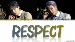 BTS .. لیریک آهنگ جدید خفن Respect شوگا رپ مانستر عضو بی تی اس