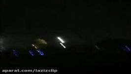 لحظه فرود هواپیمای قشم  تهران در فرودگاه مهرآباد بدون چرخ