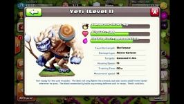 Yeti نیروی جدید در بازی Clash Of Clans