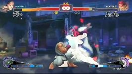 گیم پلی خودم بازی Super Street Fighter IV