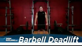 آموزش ددلیفت Barbell Deadlift 