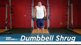 آموزش شراگ دمبل Dumbell Shrug