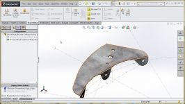 Creating a Wheel Blade Bracket in SolidWorks