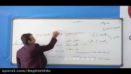 تدریس ادبیات فارسی هشتم درس 10 جناب آقای یعقوبی مدرسه بقیه الله