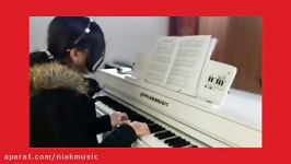 غوغای ستارگان پیانو ساینا محمودی آموزشگاه نیاک موزیک آمل