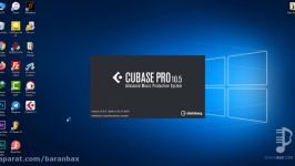 آموزش نصب کرک نرم افزار Cubase Pro 10.5 کیوبیس پرو 10.5 اختصاصی باران بکس