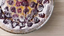 کیک وشیرینی  دستور العمل گیلاس Clafoutis