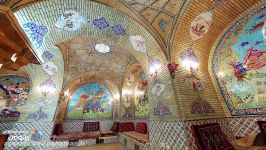 نمای 360 درجه چایخانه سنتی باغ عفیف آباد شیراز