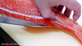 جاذبه های غذایی  هامور ماهی بخارپز ساشیمی اوکیناوا ژاپن  غذاهای دریایی