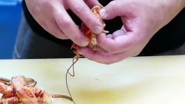 جاذبه های غذایی  نارگیل خرچنگ کاری غذاهای دریایی اوکیناوا ژاپن