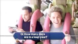 One Direction  On Roller Coaster while being interview