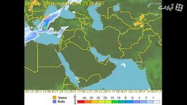 بارش 6 دی تا 12دی 93 هواشناسی چهارفصلwww.hava4.ir