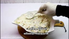 سالاد اندونزی فوق العاده خوشمزه مناسب مهمونی نیلوفر فروزش