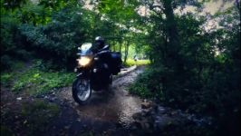 کمپینگ موتورسیکلت در جنگل ویسر