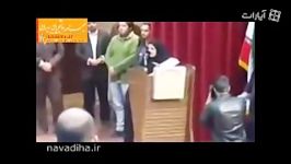 کلیپ انتقادهای دانشجوی دختر شجاع به حسن روحانی