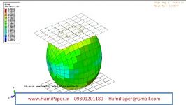 پرس کردن یک قطعه در نرم افزار hamipaper.ir Abaqus