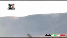 ارتش سوریه + شلیک 2 موشک حرارتی انهدام مواضع داعش