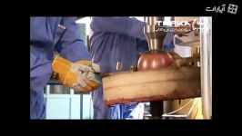 سختکاری القائی قطعات ماشین آلات راهسازی  شرکت تپکا