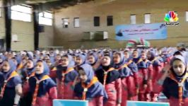 سرود زیبای ایران  اجرا توسط 2000 نفر دانش آموزان دختر