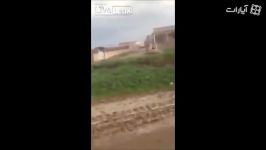 انفجار خانه سنگر پیشمرگه های کرد توسط داعش