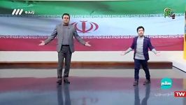 کسری امیر کهبد کاویانی پدر پسر خواننده مهمان برنامه سلام صبح بخیر شبکه۳