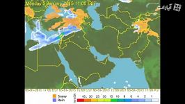 بارش 12 دی تا 19 دی 93 هواشناسی چهارفصلwww.hava4.ir