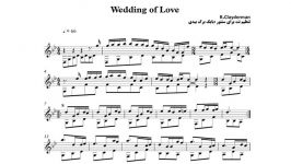 نت سنتور آهنگ Wedding of Love