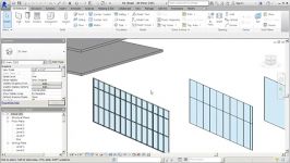 آموزش مدلینگ سیستم دیوار پرده ای Curtain Wall در رویت