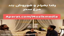 رضا بهرام هوروش بند اجرای اهنگ مرغ سحر