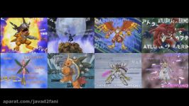 تبدیل دیجیمون ها در ماجراجویی دیجیمون 1 Digimon adventure کیفیت عالی